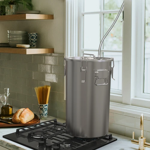 Thuisrokerij in een pot, 35 L, voor op het gasfornuis - 9