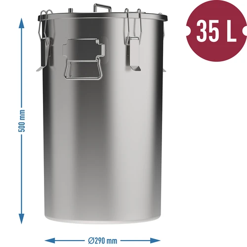 Thuisrokerij in een pot, 35 L, voor op het gasfornuis - 8