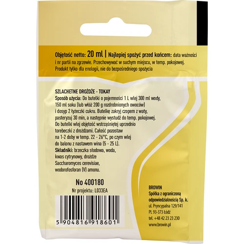 Tokay wijngist, 20 ml - 2
