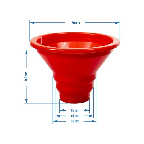 Trechter voor potten 150/55 mm - 5