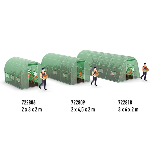 Tuinkas (folie) 2x4,5x2 m - 16