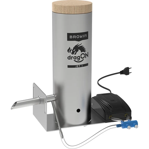 Tuinrookoven 200 L dragON Wood 100E – houtgestookt, met elektrische verwarmingsmodule en regelaar - 10