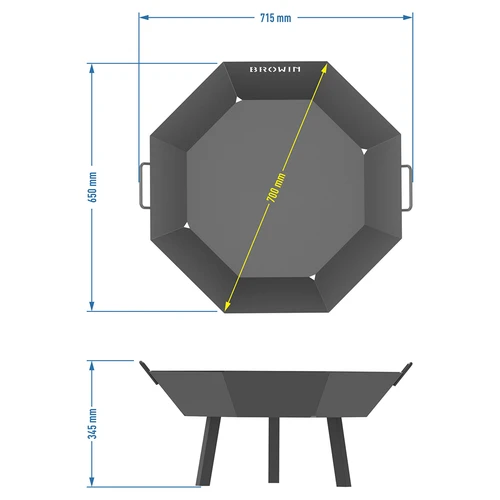 Tuinvuurplaats ø 70 cm - loftstijl - 8