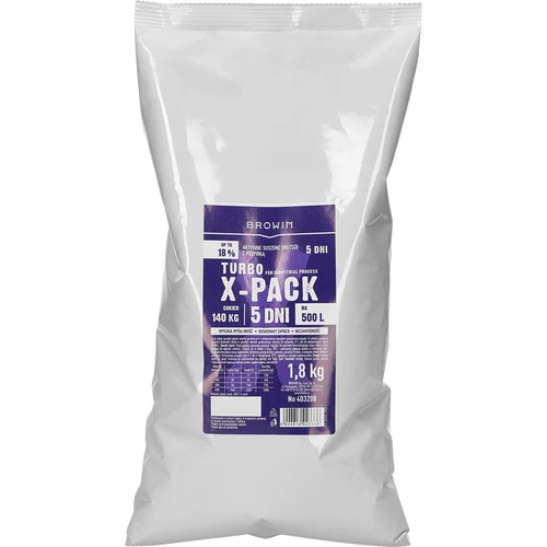 Turbo Gist X-Pack 1,8 kg - professioneel, voor grote brouwsels