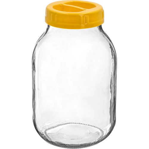 Twist-off pot 3 L en kunststof deksel fi 100, met handvat