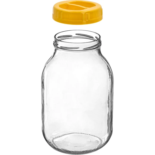 Twist-off pot 3 L en kunststof deksel fi 100, met handvat - 2
