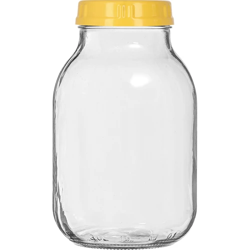 Twist-off pot 3 L, tang en kunststof deksel fi 100, met handvat - 3