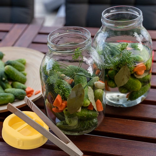 Twist-off pot 3 L, tang en kunststof deksel fi 100, met handvat - 6