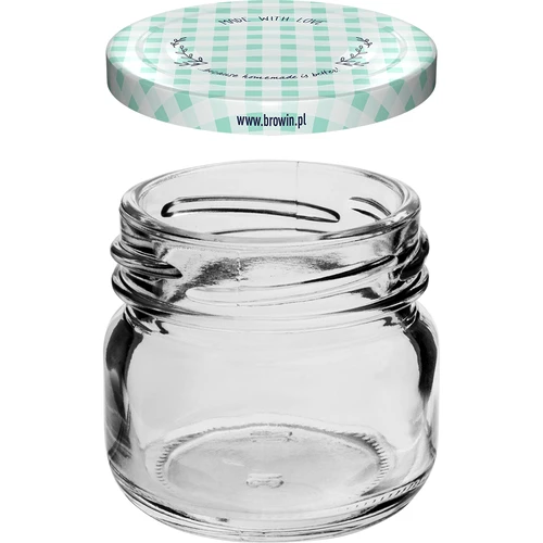Twist-off pot 30 ml met gekleurde deksel fi 43 - 10 stuks - 3