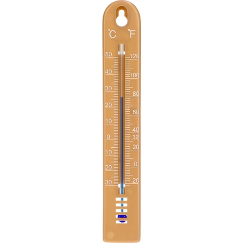 Universele thermometer (-30 tot +50°C), 17 cm, lichtbruin