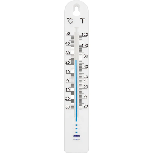 Universele thermometer (-30 tot +50°C), 17 cm, wit