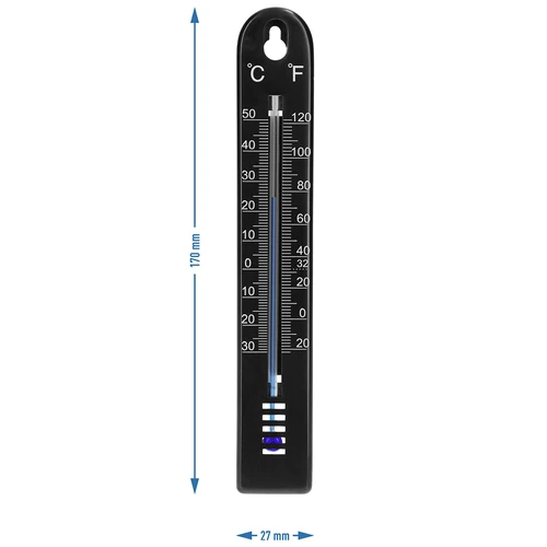 Universele thermometer (-30 tot +50°C), 17 cm, zwart - 4