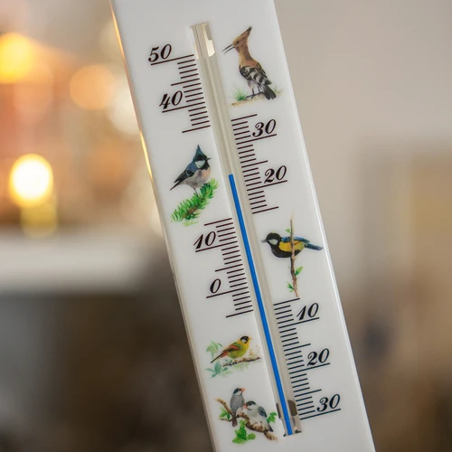 Universele thermometer met afbeelding - vogels (-30°C tot +50°C) 20cm - 4