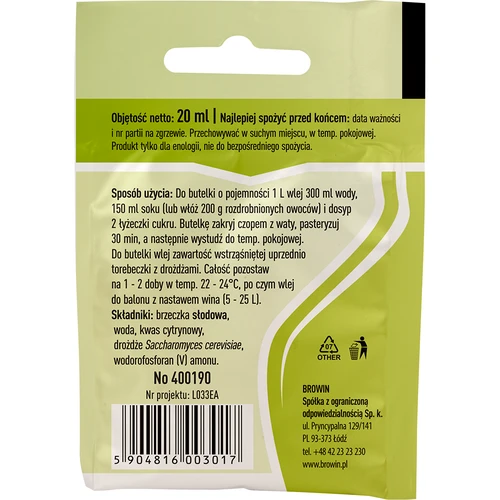 Universele wijngist, 20 ml - 2