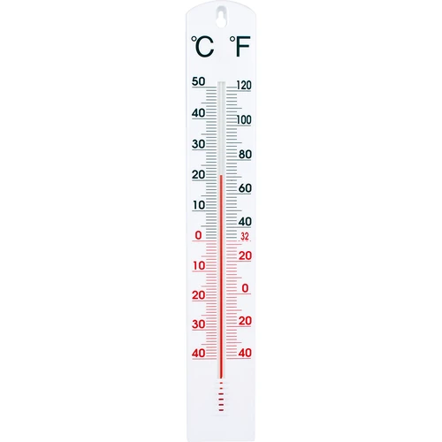 Universele witte thermometer (-40°C tot +50°C) 40cm