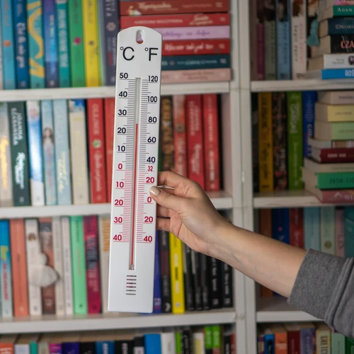 Universele witte thermometer (-40°C tot +50°C) 40cm - 3