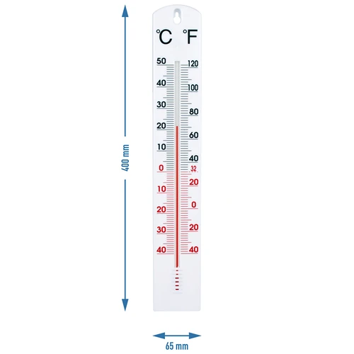 Universele witte thermometer (-40°C tot +50°C) 40cm - 2
