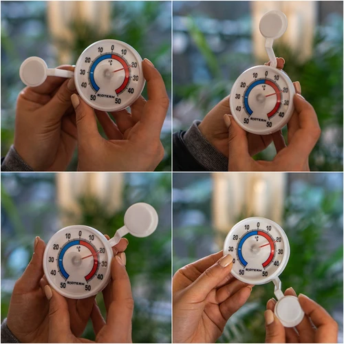 Universele zelfklevende thermometer (-50°C tot +50°C) Ø 7,2cm - 5