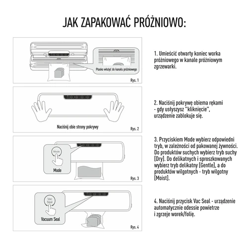 Vacuümmachine - multifunctioneel, zwart - 9