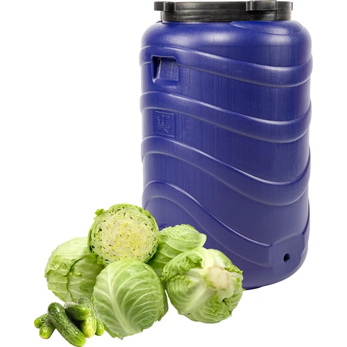 Vat voor augurken 130 L blauw - 3