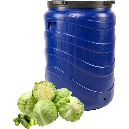 Vat voor fermentatie 240 L blauw - 3