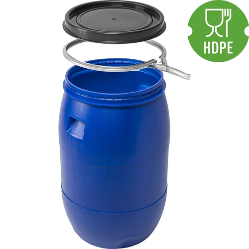 Vat voor kool 85 L, met drukring, blauw, Sterk - 3