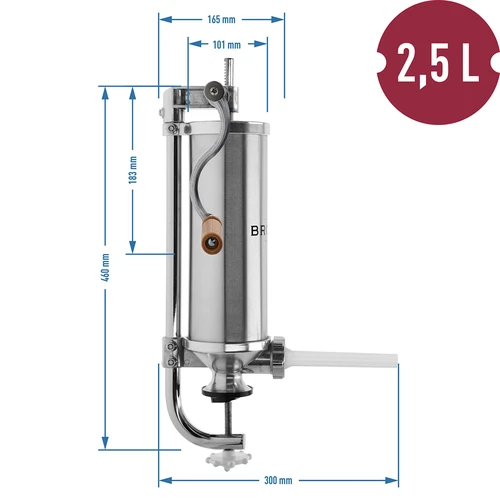 Verticale worstenvuller 2,5 kg - 10
