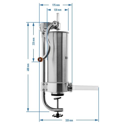 Verticale worstenvuller 3 kg - 9