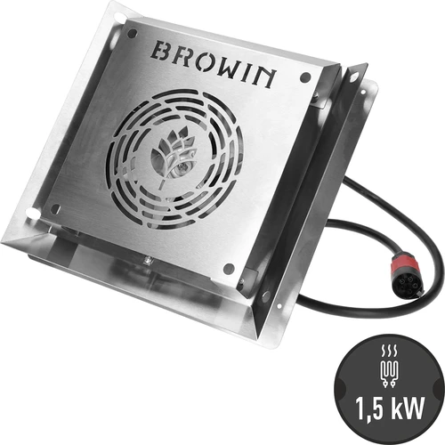 Verwarmingsmodule met ventilator, 1,5 kW – voor tuinrookovens