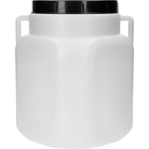 Vierkant Vat van 20 L, wit, met handvatten, Sterk - 2