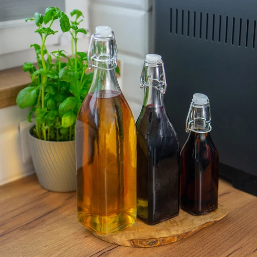 Vierkante hermetische fles 250 ml - 5