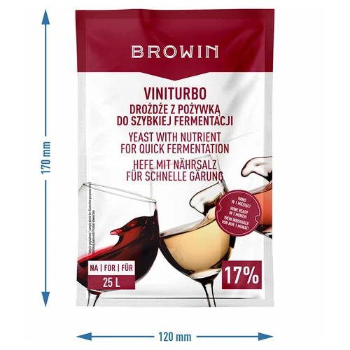 ViniTurbo - gist voor snelle fermentatie, 20 g - 3