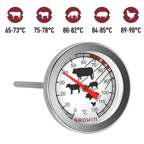Vleesthermometer (0°C tot +120°C) 12,5cm - 9