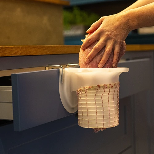 Vleeswaren net met afmetingen 18 cm x 3 m, met thermische weerstand tot 220°C - 5