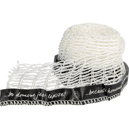 Vleeswaren net met etiket, afmetingen 15 cm x 4 m, met thermische weerstand van 125°C