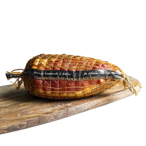 Vleeswaren net met etiket, afmetingen 15 cm x 4 m, met thermische weerstand van 125°C - 5