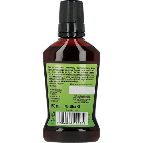 VLEYTO Munt & Appel – smaakessence met natuurlijke aroma's, 250 ml - 2