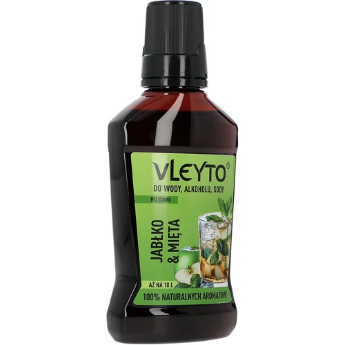 VLEYTO Munt & Appel – smaakessence met natuurlijke aroma's, 250 ml - 3