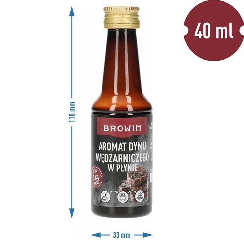 Vloeibare rookaroma voor 3 kg, 40 ml - 3