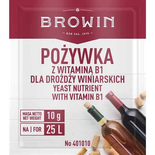 Voedingsstof voor wijn met vitamine B1, 10g