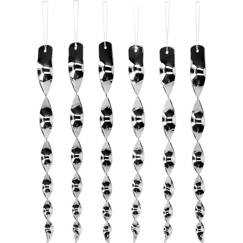 Vogelverschrikker – reflecterende spiralen in zilverkleur, 6 stuks