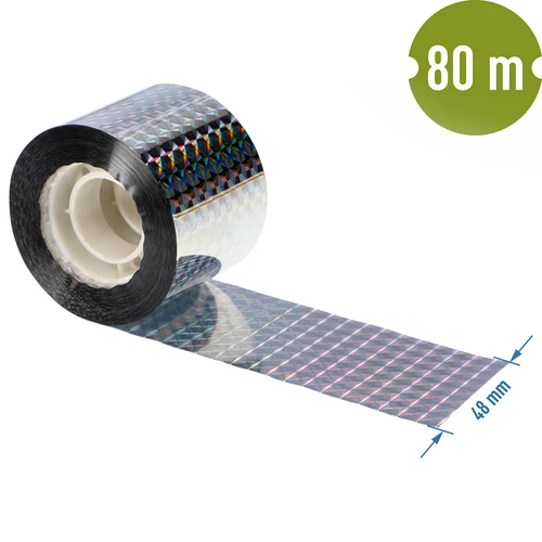 Vogelverschrikker - reflecterende tape, 80 m - 6