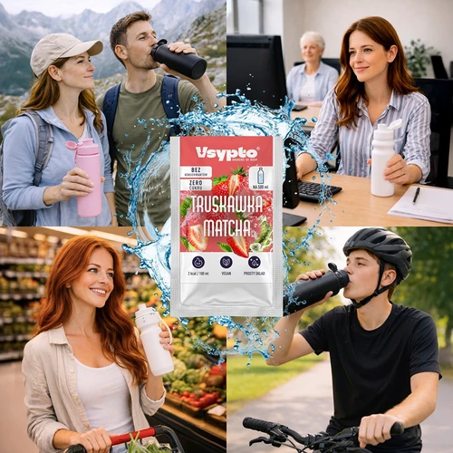 VSYPTO Aardbei Matcha, 3 g - 8