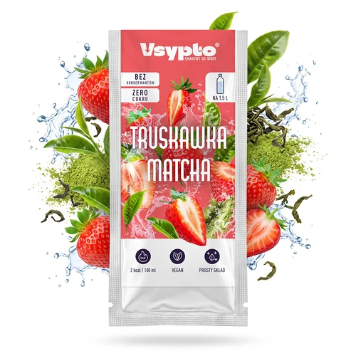 VSYPTO Aardbei Matcha, 9 g