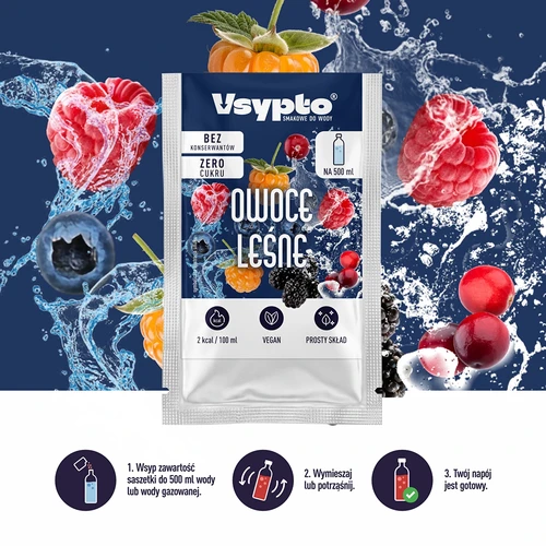 VSYPTO met bosvruchtensmaak, 3 g - 6