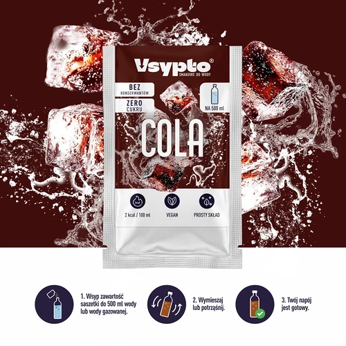 VSYPTO met colasmaak - smaakpoeder voor water, 3 g - 6