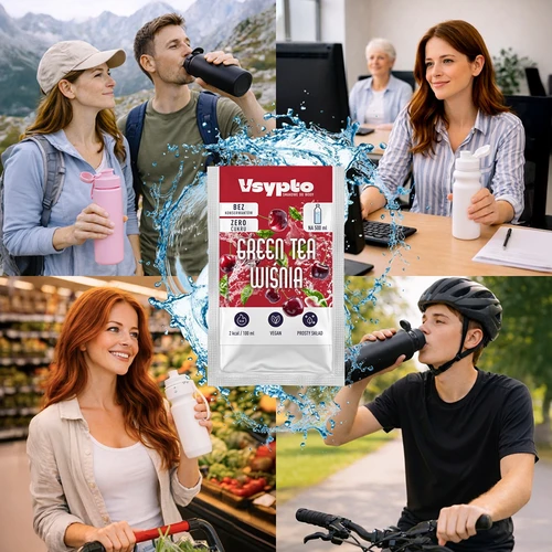 VSYPTO met Green Tea Kers-smaak, 3 g - 8