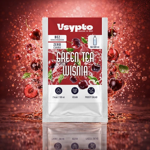 VSYPTO met Green Tea Kers-smaak, 3 g - 5