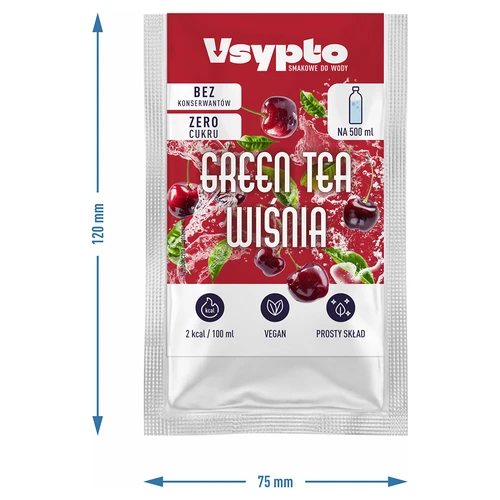 VSYPTO met Green Tea Kers-smaak, 3 g - 4