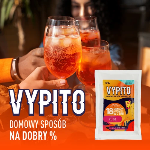 VYPITO 12%, zakje voor 18 drankjes - Chillout licht fruitig, 126 g - 6